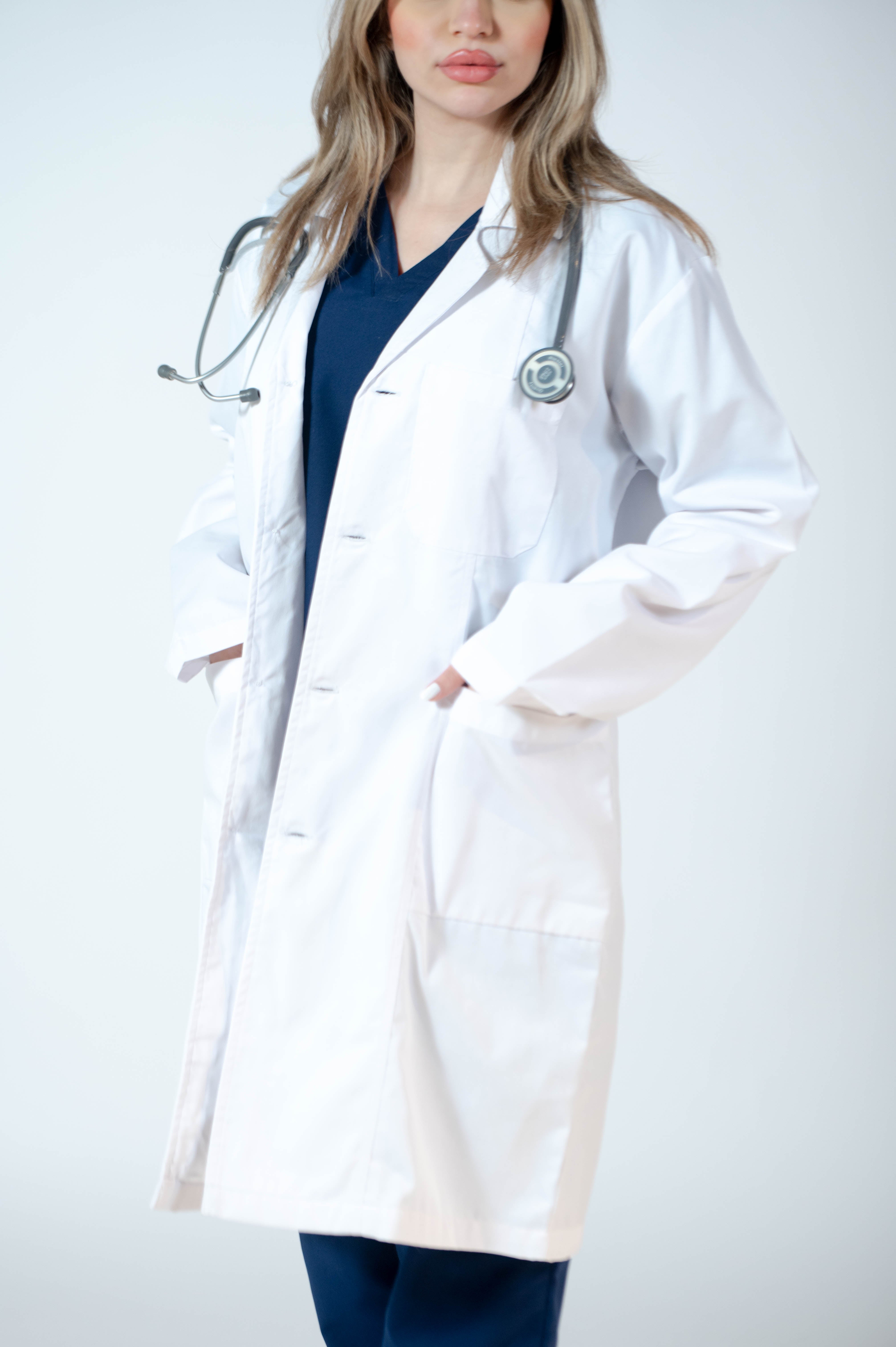 ProWhite Lab Coat Front